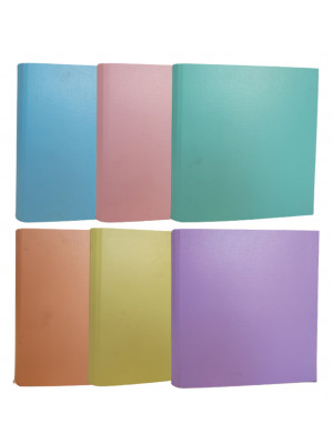 Carpeta 3x40 plastificada colores pastel ME 01204778
